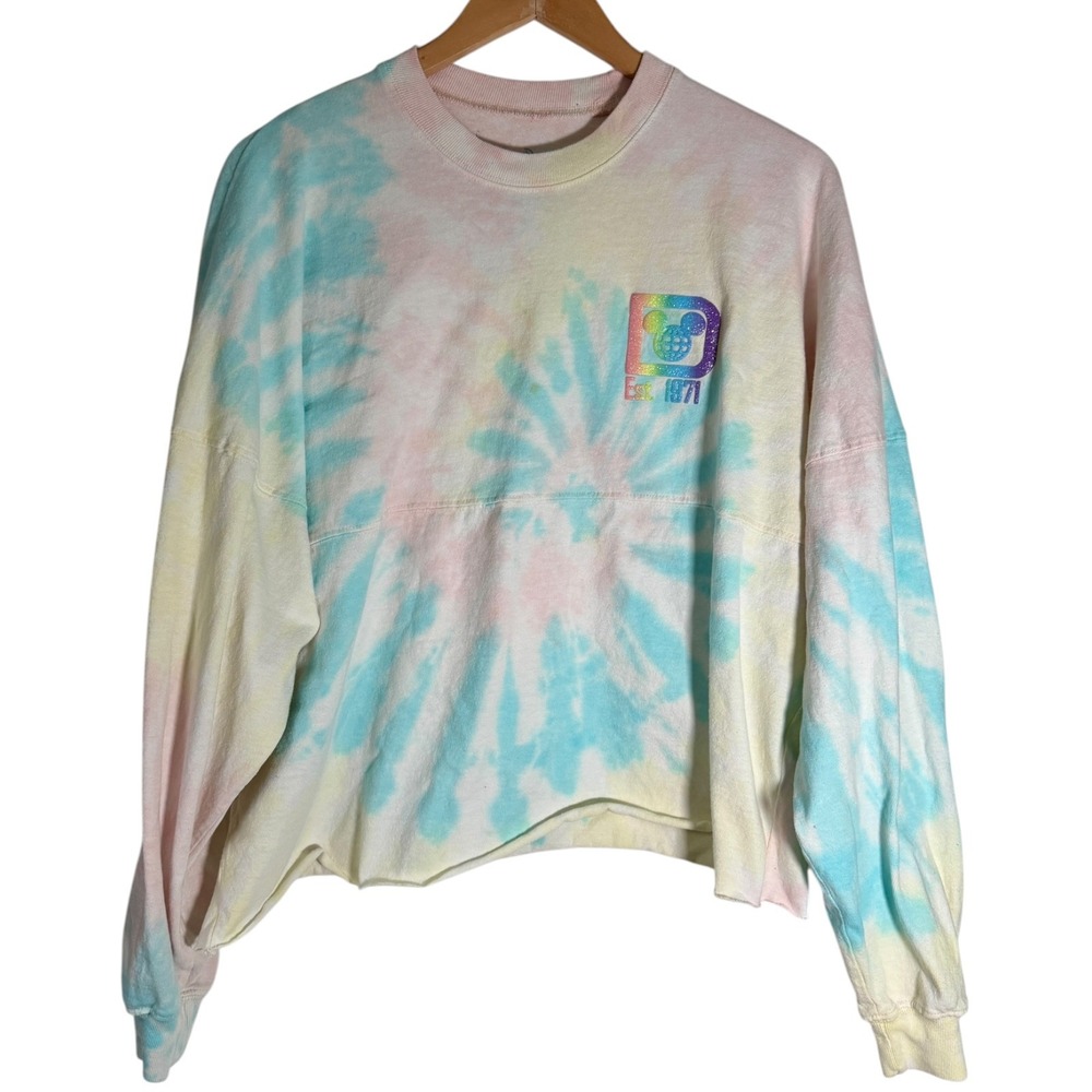 Spirit Jersey Women's Walt Disney World Cotton Candy Tie Dye Multi Medium